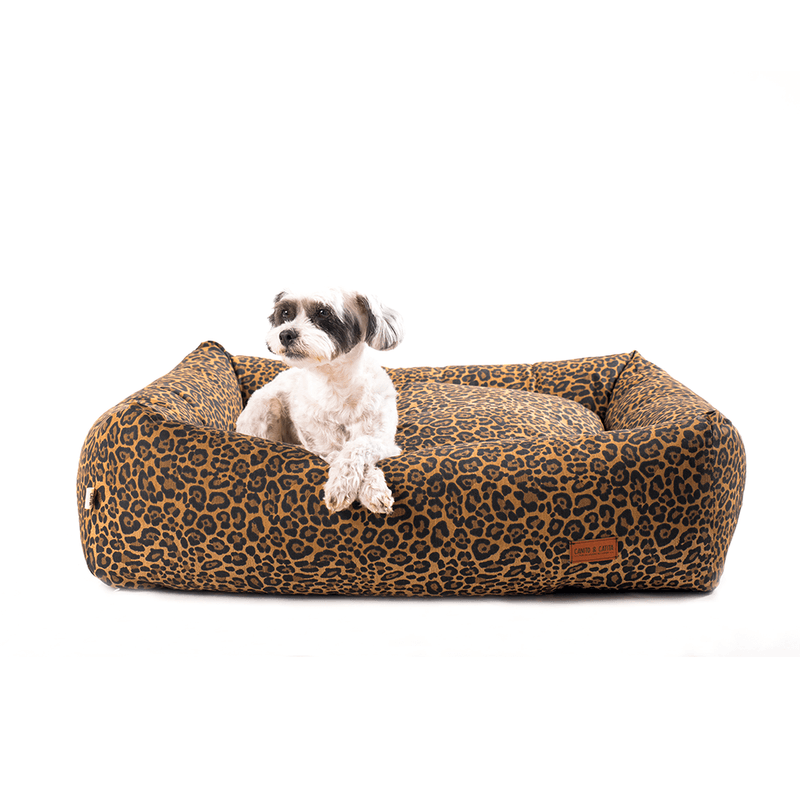 CAMA ESTELAR ANIMAL PRINT TALLA M (Azul)