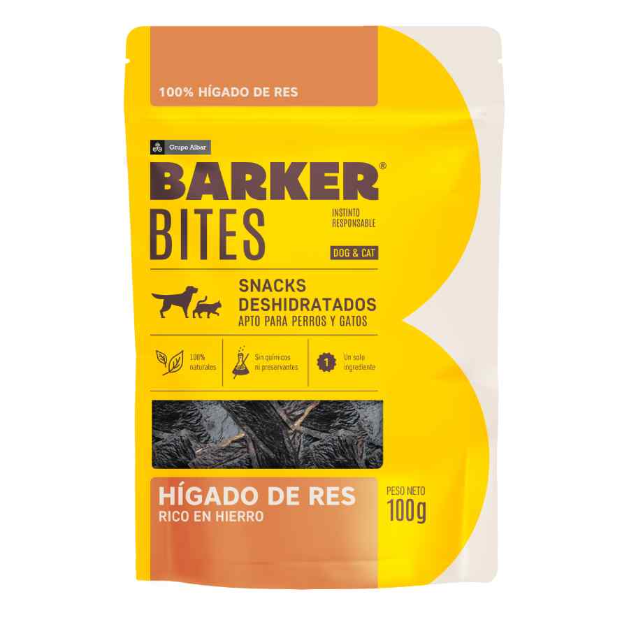 [PH-COM0026] BARKER BITES HÍGADO DE RES