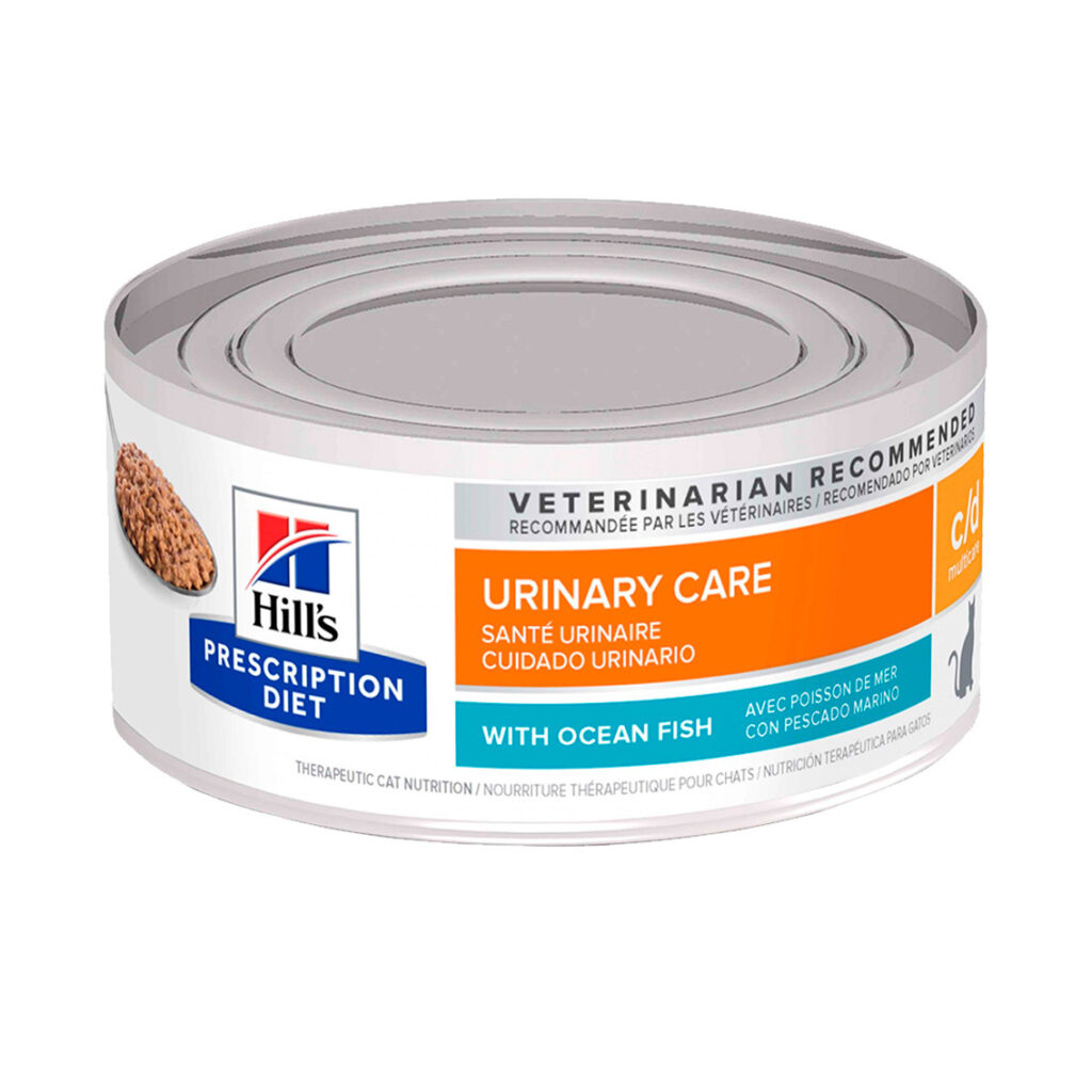 HILLS PD FELINE C/D MULTICARE SEAFOOD 156 GR