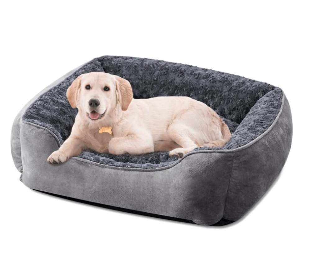 [PH-ACC0046] CAMA PUFF CON BORDE CUADRADA NAPA SUELTA TALLA S