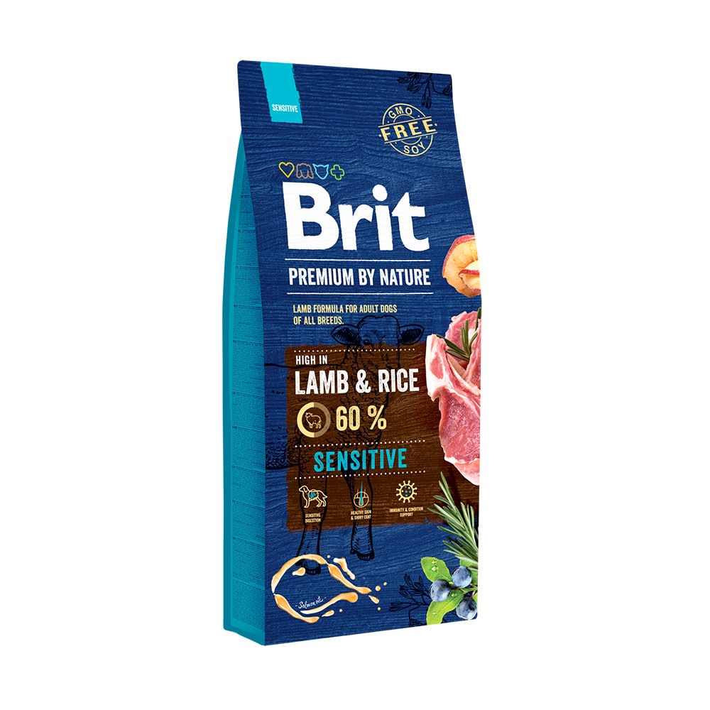 BRIT PREMIUM BY NATURE SENSITIVE LAMB 15 KG