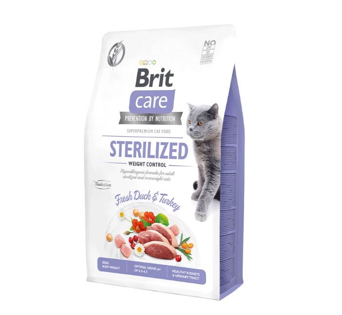 BRIT CARE CAT STERILIZED WEIGHT CONTROL 2KG