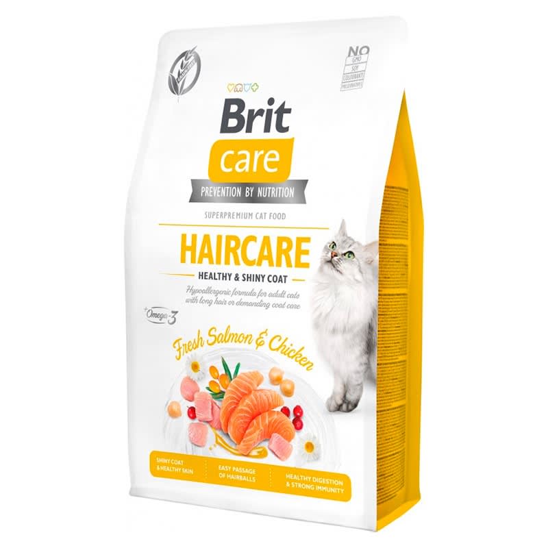 BRIT CARE CAT HAIRCARE HEALTHY & SHINY COAT 2 KG