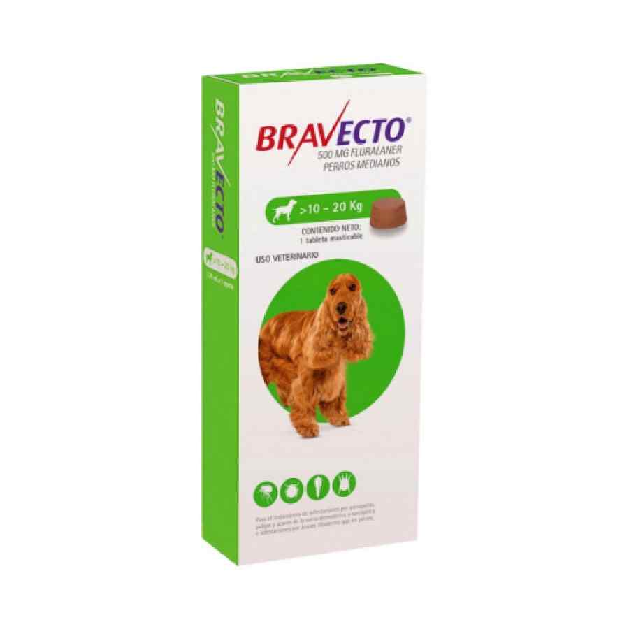 BRAVECTO 10 A 20 KG - CONTROL DE PULGAS, GARRAPATAS Y ÁCAROS
