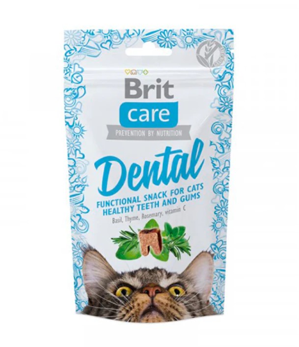 BRIT CARE CAT SNACK DENTAL 50 GR