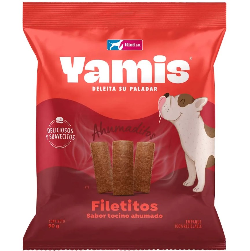 [PH-COM0146] YAMIS FILETITOS SB TOCINO AHUMADO TRZ AD 90GR
