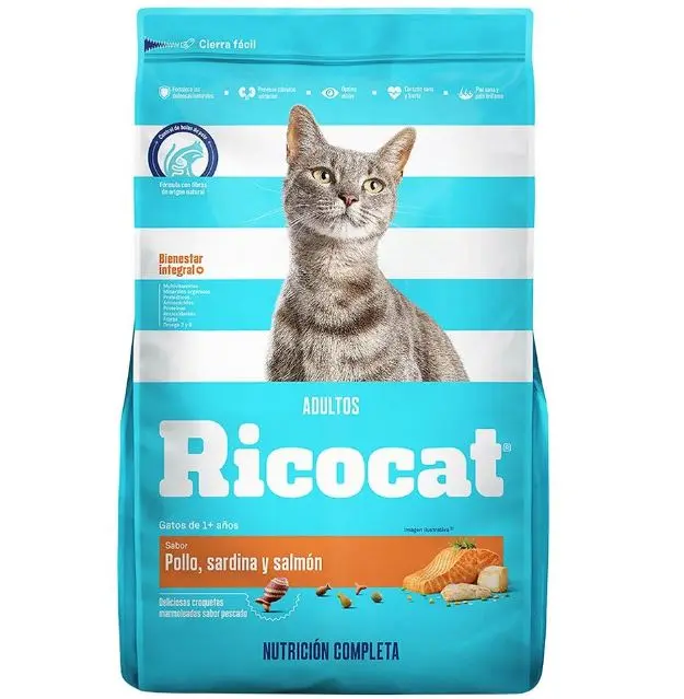 RICOCAT SB POLLO SARDINA SALMÓN AD 15KG