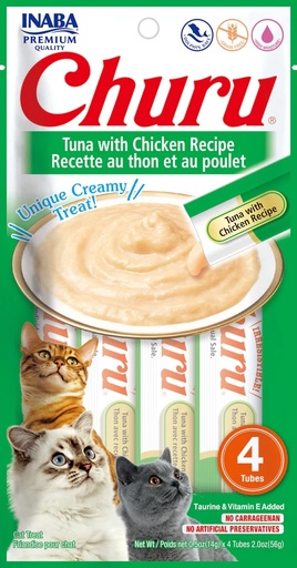 [PH-COM0012] CHURU CAT TUNA/CHICKEN 14GR/4
TUBES