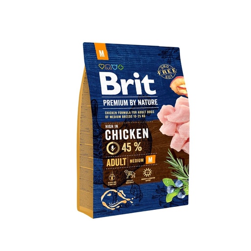 [PH-COM0067] BRIT PREMIUM BY NATURE ADULT MEDIUM 3 KG
