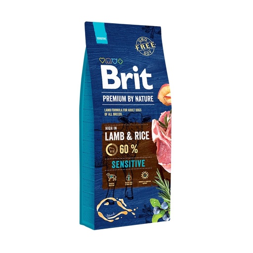 [PH-COM0068] BRIT PREMIUM BY NATURE SENSITIVE LAMB 15 KG