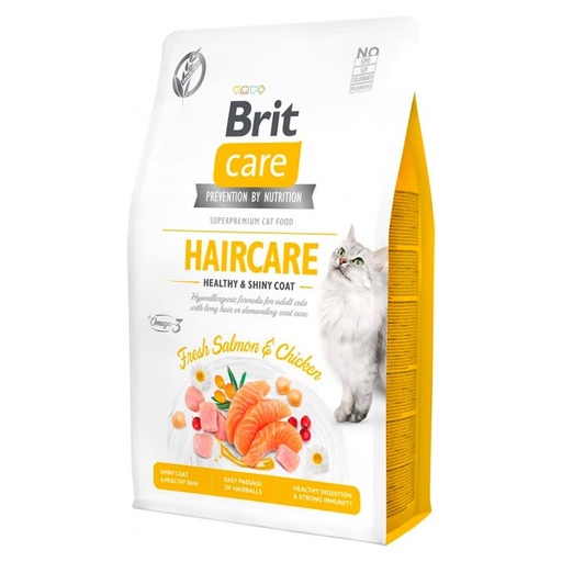 [PH-COM0073] BRIT CARE CAT HAIRCARE HEALTHY & SHINY COAT 2 KG