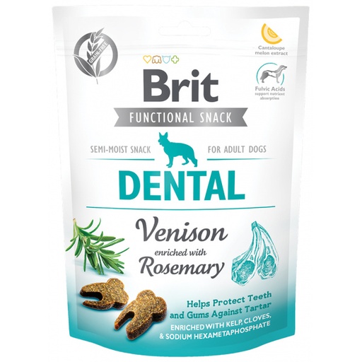 [PH-COM0079] BRIT CARE DOG FUNCTIONAL SNACK DENTAL VENISON 150GR