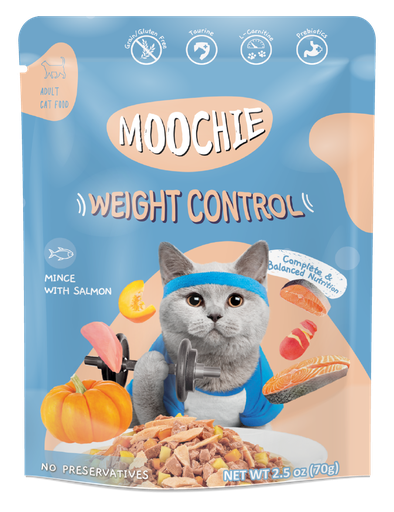 [PH-COM0104] MOOCHIE CAT WEIGHT CONTROL WITH SALMÓN 70 GR