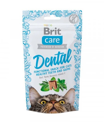 [PH-COM0105] BRIT CARE CAT SNACK DENTAL 50 GR