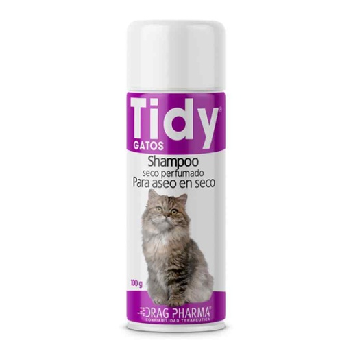 [PH-LIM0015] TIDY GATOS SHAMPOO SECO 100GR 