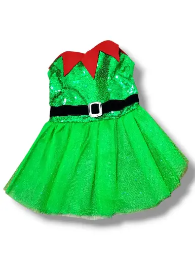 [PH-ROP0072] VESTIDO DUENDE CON LENTEJUELAS TALLA 3