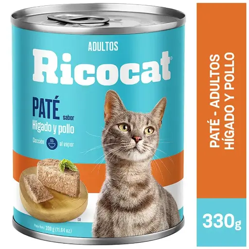 [PH-COM0170] RICOCAT PATE SB HIGADO POLLO AD LTA 330GR