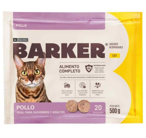 [PH-COM0175] HAMBURGUESA BARKER CAT POLLO