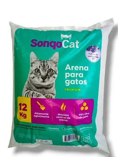 [PH-LIM0017] ARENA SONQOCAT GRANULADA CON AROMA LAVANDA X 12KG 