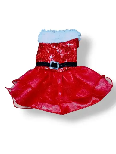 [PH-ROP0076] VESTIDO MAMA NOELA CON LENTEJUELAS TALLA 0