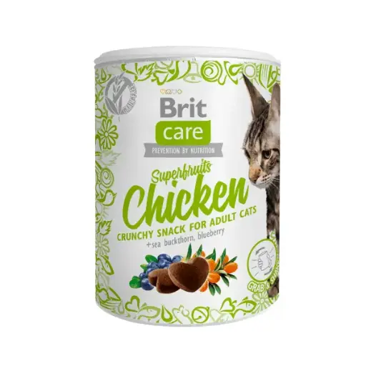 [PH-COM0185] BRIT CARE SNACK SUPERFRUITS CHICKEN 100GR