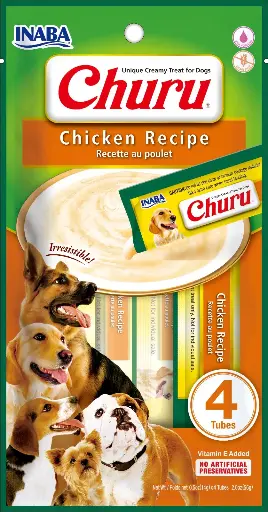 [PH-COM0201] CHURU DOG CHICKEN 14GR/4 TUBES