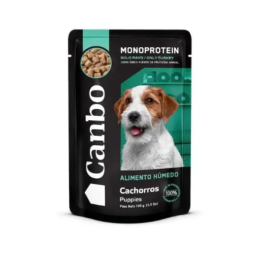 [PH-COM0207] CANBO POUCH CACHORRO MONOPROTEINA SABOR PAVO 100gr 