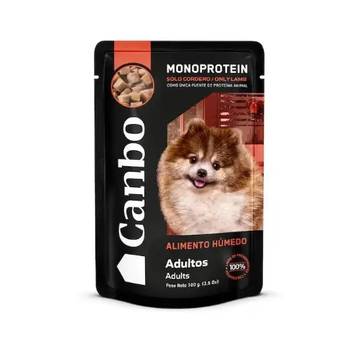 [PH-COM0210] CANBO POUCH ADULTO MONOPROTEINA SABOR CORDERO 100gr 